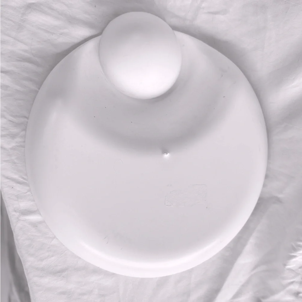 IKEA 12” White Plastic Round Chips & Dip Serving Plate Platter Dish